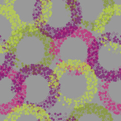 Bizarre Art Illustration Pattern for fashion and wallpaper. Vector illustration.