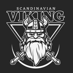 Viking, Wappen, Emblem - vektor