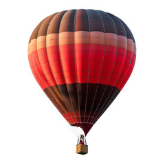 Obraz premium Hot air balloon isolated on white background