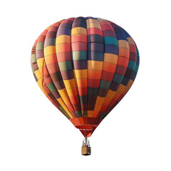 Naklejka premium Hot air balloon isolated on white background