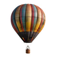 Fototapeta premium Hot air balloon isolated on white background