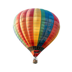 Fototapeta premium Hot air balloon isolated on white background
