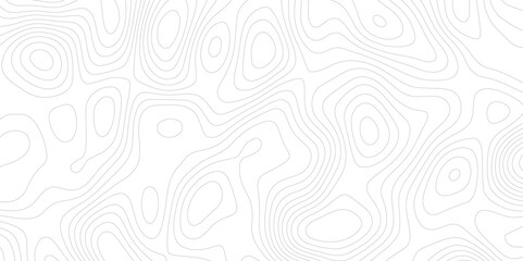 Abstract wavy topographic map. Abstract wavy and curved lines background. Abstract geometric topographic contour map background.	