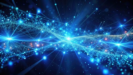  Digital code stream, binary streams in the style of a blue matrix, abstract vertical background