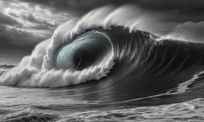 A Wave Crashing on the Ocean Floor