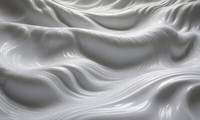 Fototapeta premium Wavy White Sculpture
