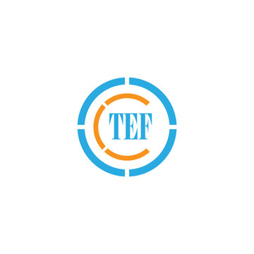 TEF LETETR LOGO DESIGN