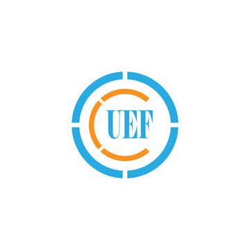 UEF LETTER LOGO DESIGN