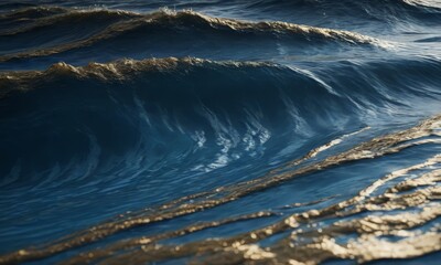 Wave Crashing on the Ocean