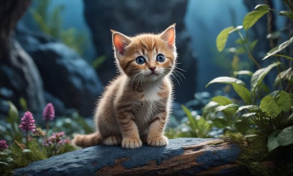 Kitten in the Jungle