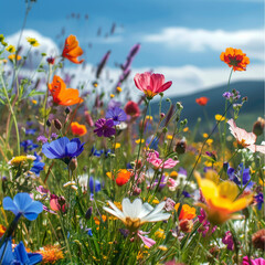 Obraz premium field of flowers