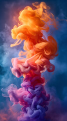 Obraz premium Colorful smoke background