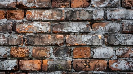 Obraz premium Background of weathered brick wall textures