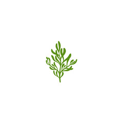 Fototapeta premium Rosemary Branch Icon Illustration 