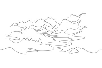 Obraz premium Mount landscape_3