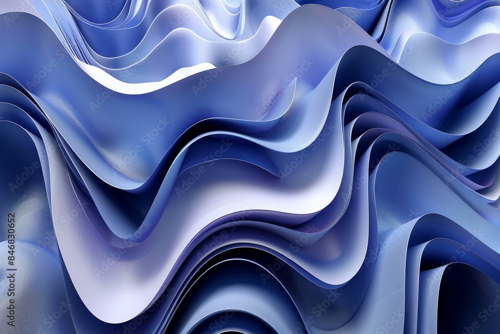 Poster elegant and modern abstract navy blue waves background with smooth flowing lines and fluid curves, c