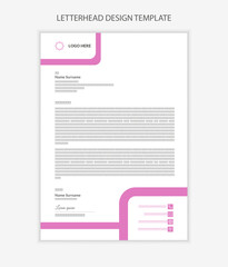 Latterhead Design Template