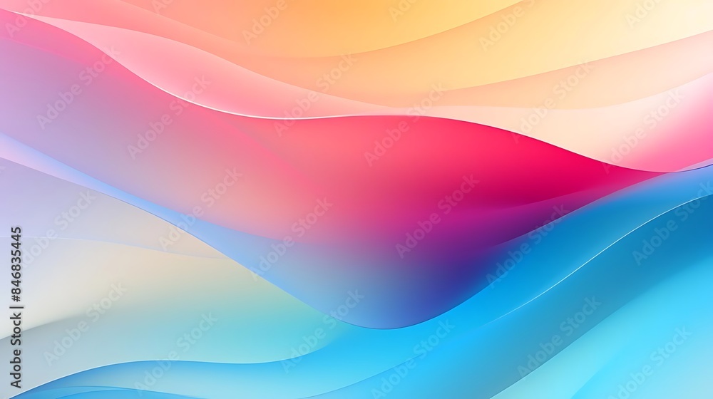 Poster a colorful abstract background featuring a variety of shapes and sizes, including a triangle, a squa