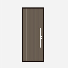 door isolated on white background