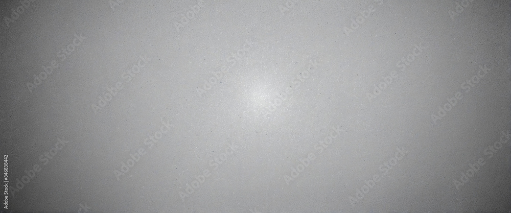 Poster monochrome retro background with illuminated spot and subtle grain texture