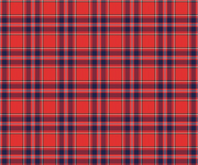 Plaid pattern, orange, blue, white, green, seamless for textiles, and for designing clothing, skirts, pants or decorative fabric. Vector illustration.