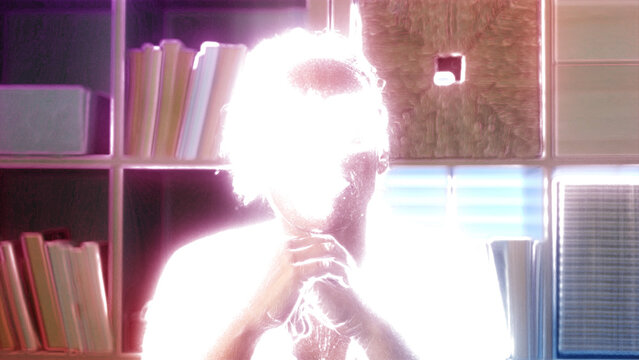 Outline Glow Motion Effect 4k 1:1 16:9 9:16