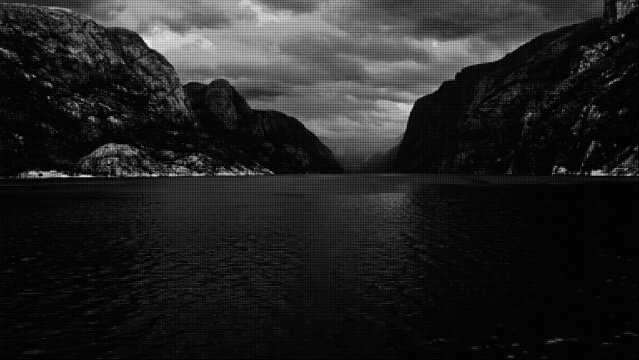 Half Tone Motion Effect 4k 1:1 16:9 9:16