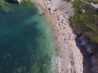 Flamborough south bay, East Yorkshire. England