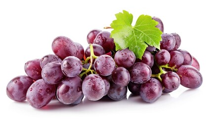Obraz premium Grape isolated white background