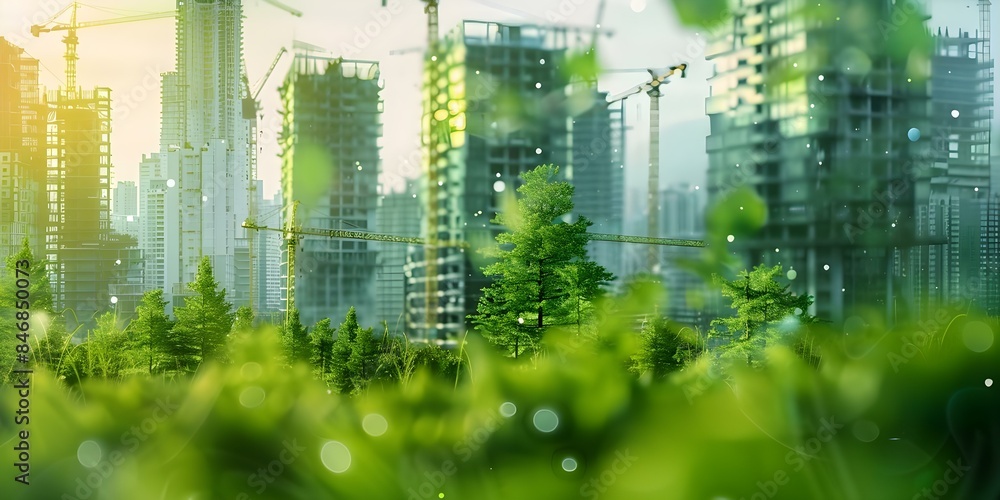 Poster architects and engineers prioritize green building practices and environmental sustainability in con