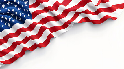 Isolated illustration of American independence day festivities