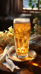beer food photography background poster 