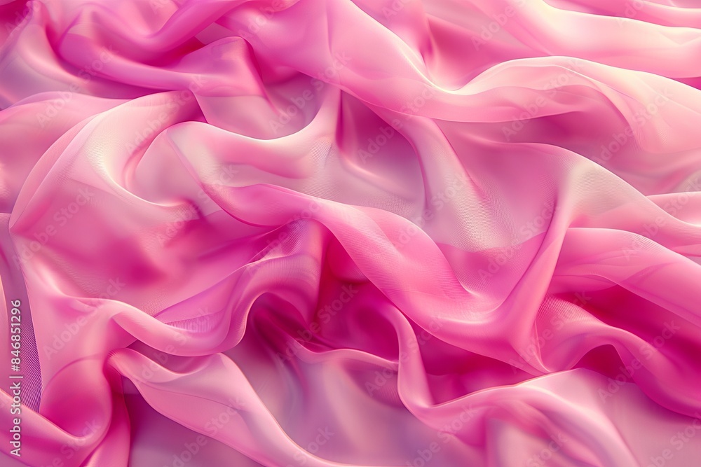 Poster soft pastel silk waves calming abstract background with ample space for text placement