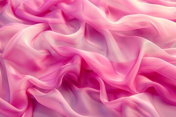 Obraz premium Soft pastel silk waves calming abstract background with ample space for text placement