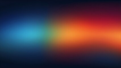 Obraz premium Seamless abstract gradient blurred background: orange, blue, and red. Soft and aesthetic blurring effect