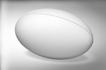 rugby ball design on light background