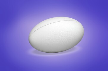 rugby ball design on light background