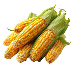 a group of corn on the cob