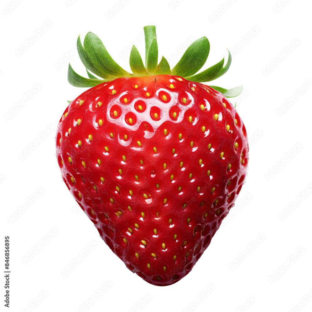 Poster a close up of a strawberry