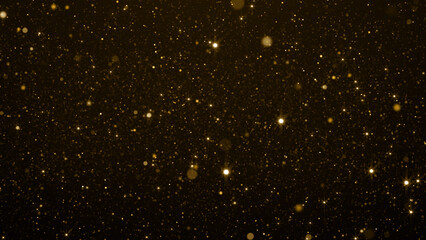 Gold particles golden dust bokeh event awards trailer titles cinematic concert openers luxury celebration background