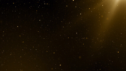 Gold particles golden dust bokeh event awards trailer titles cinematic concert openers luxury celebration background