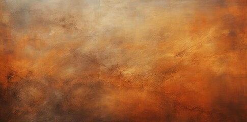 painting canvas textured with orange and brown hues