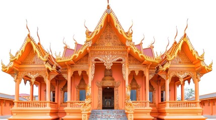 Temple Orange isolated white background