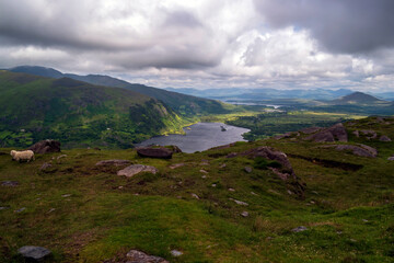 Glanmore Lake as seen from Healy Pass