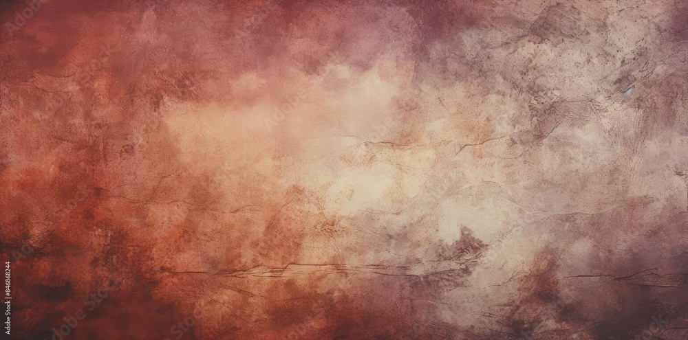 Poster grunge texture background with a red and brown color scheme featuring a textured surface, a wooden t