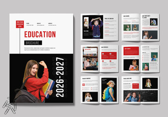 Education Brochure Template Layout