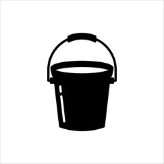 Bucket icon. Bucket Vector illustration isolated on white background