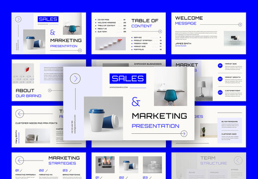 Sales And Marketing Presentation Template