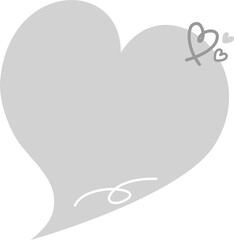 Hand draw doodle minimal speech bubble balloon, icon sticker memo keyword planner text box banner, flat png transparent element design