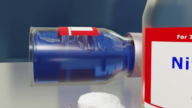 Nivolumab Ipilimumab Rolling Vial (Closeup)